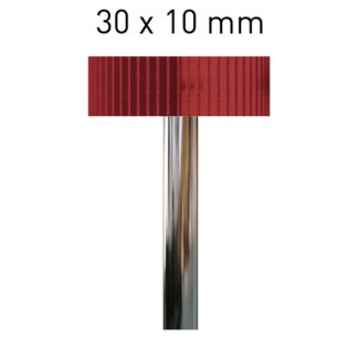 Ruote lamellari con gambo 30 x 10 corindone P120