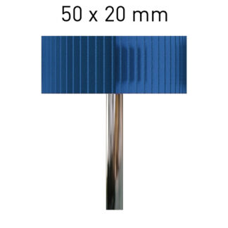 Ruote lamellari con gambo 50 x 20 zirconia P80